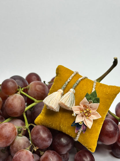 Origami Floral Single Rakhi - Baby Pink